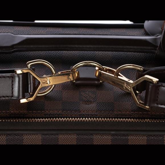 Louis Vuitton Pégase 65 Wheeled Suitcase in Damier Ebene Canvas and Leather - Picture 7 of 16